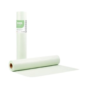 Green plastic couch roll paper 58cm x 50m