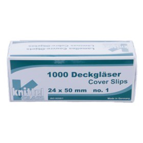 Microscope glass covers | 24x24mm 100 pieces