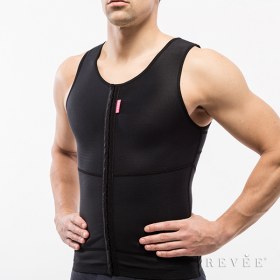 Corset Gynecomastia garment 031 black