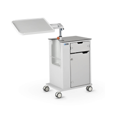 Κομοδίνο νοσηλείας με ενσωματωμένη τραπεζοτουαλέτα 