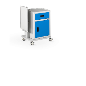 Κομοδίνο νοσηλείας με ενσωματωμένη τραπεζοτουαλέτα BSOB 123 metal  - 