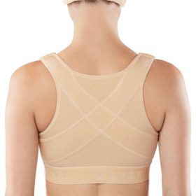 Post-operative bra with hooks JULIE 0303 beige - 