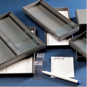 Microscope slides box 100 positions