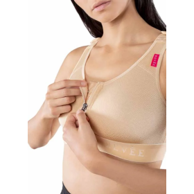 Στηθόδεσμος μετεγχειρητικός με φερμουάρ ELODIE 0302 μπεζ