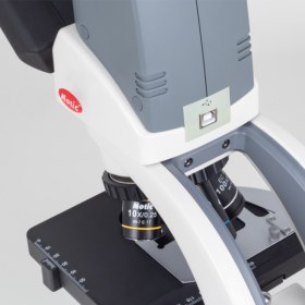 BA210 LED Trinocular Motic Routine Biological Microscope Digital - 
