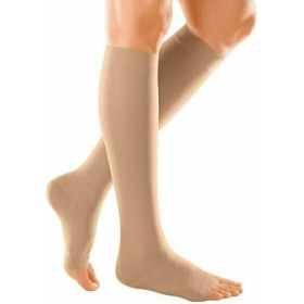 Knee socks Medi Duomed CCL2 open toes beige
