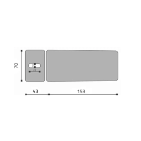 Electric examination bed Agila 2