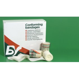 Elastic gauze bandages Bastos box of 20 pcs | 4cm x 4m