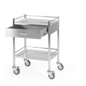 Τραπεζίδιο τροχήλατο INOX ETUN