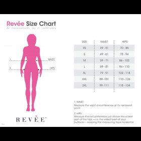 Compression corset short with high back 1352 black