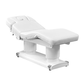Luxury electric SPA bed with 4 motors and heating function Qaus Warm white