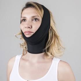 Μάσκα μετεγχ/κή για πηγούνι & ωτοπλαστική 5001 μαύρη - 