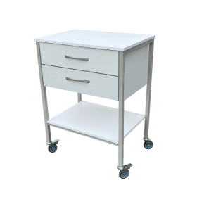 Τραπεζίδιο τροχήλατο 2211 με 2 συρτάρια & 1 ράφι