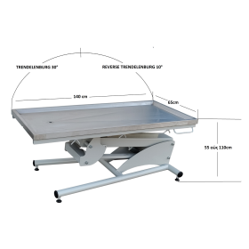 Κτηνιατρικό τραπέζι επεμβάσεων 3035 με κλίση trend-antitrend - 