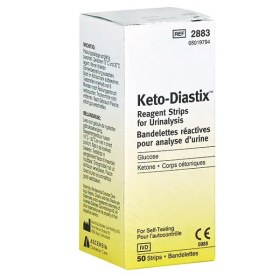 Ταινίες ούρων Keto-Diastix C228835 50 τεμάχια