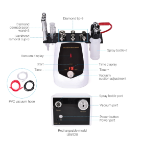 Microdermabrasion device with diamond LB592B digital