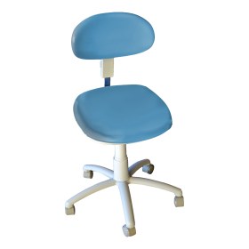 Σκαμπώ τροχήλατο με πλάτη DENTAL TYPE DENT 8C01 Γαλάζιο