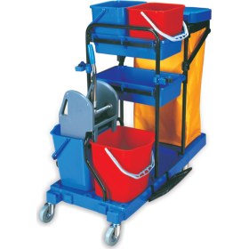 Καρότσι καθαρισμού - σφουγγαρίσματος multi function GONISA 2x25lt