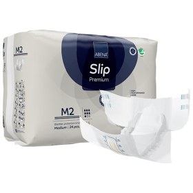 Πάνες ακράτειας με αυτοκόλλητο νυκτός Abena Slip 7 σταγόνων | Medium 2- 24 τεμάχια