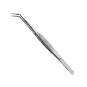Curved cotton forceps