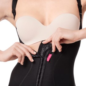 Κορσές BBL ανόρθωσης γλουτών έως γάμπα μεγάλες τρύπες 0408 μαύρος