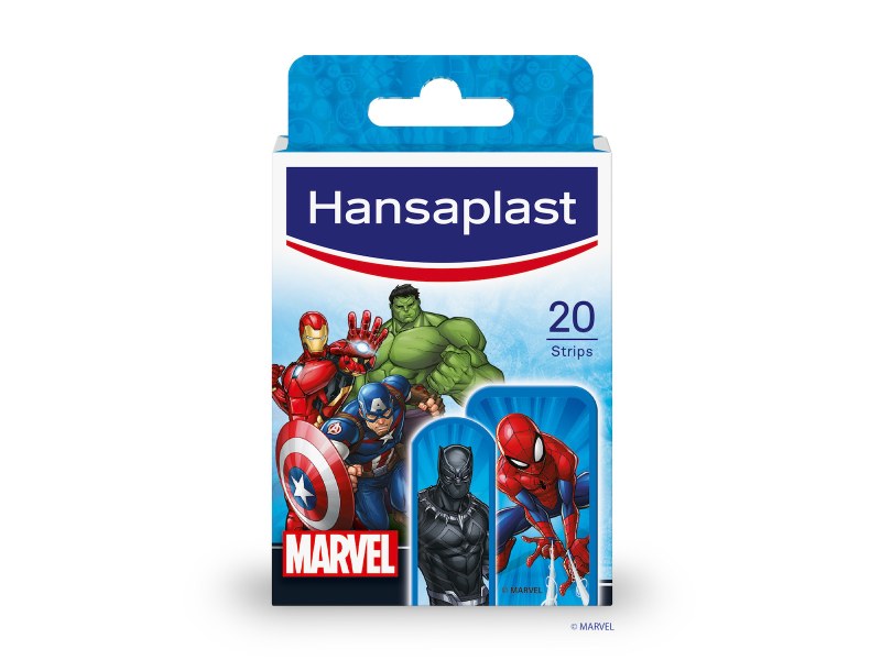 Hansaplast junior Marvel επίθεμα για παιδιά 20 τεμάχια Hansaplast junior Marvel επίθεμα για παιδιά 20 τεμάχια