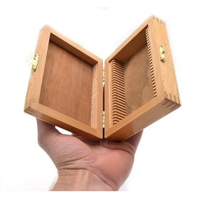 Microscope slide storage map wooden 25 places - 