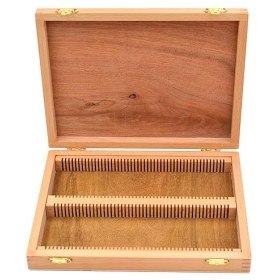 Θήκες αντικειμενοφόρων πλακών ξύλινες 100 θέσεων - 