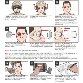 Eyes Shield Aluminum Aloy 7.5x6cm RHINO - 