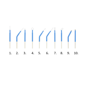Ηλεκτρόδια διαθερμίας 5cm αποστειρώσιμα πολλών χρήσεων  | 1. 0.2 "τρίχα" ευθύ