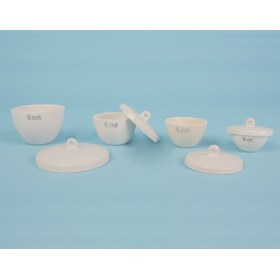 Χωνευτήρια πορσελάνης με καπάκι 51x30mm - 