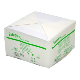 Bandages woven non-sterile SAFECARE 10x10cm 100 pieces - 