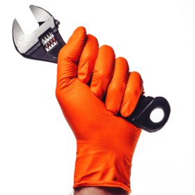 Nitrile gloves without powder Ignite Orange | XL (90 τεμάχια) - 