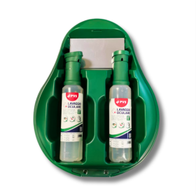 Σταθμός πλύσης οφθαλμών επιτοίχιος με 2 φιάλες 2x250ml CPS201PVS