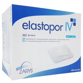 Γάζες αυτοκόλλητες ELASTOPOR I.V. 6cmX8cm 100 τεμάχια