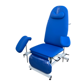 Καρέκλα αιμοληψίας και ενδοκολπικών λήψεων HAEMOSTAR LUX 5903 (ανεξάρτητη κίνηση ποδιών-πλάτης με υδραυλική ανύψωση)
