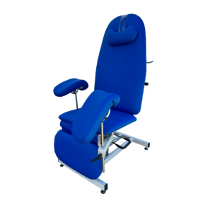 Καρέκλα αιμοληψίας και ενδοκολπικών λήψεων HAEMOSTAR LUX 5903 (ανεξάρτητη κίνηση ποδιών-πλάτης με υδραυλική ανύψωση)