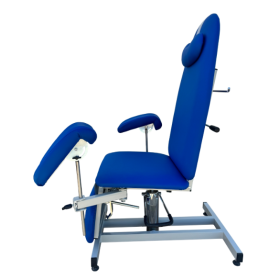 Καρέκλα αιμοληψίας και ενδοκολπικών λήψεων HAEMOSTAR LUX 5903 (ανεξάρτητη κίνηση ποδιών-πλάτης με υδραυλική ανύψωση)