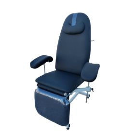 Καρέκλα αιμοληψίας και ενδοκολπικών λήψεων HAEMOSTAR LUX 5805 (ανεξάρτητη κίνηση ποδιών-πλάτης) | Χωρίς ρόδες