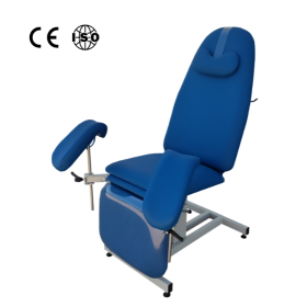 Καρέκλα αιμοληψίας και ενδοκολπικών λήψεων HAEMOSTAR LUX 5805 (ανεξάρτητη κίνηση ποδιών-πλάτης) | Χωρίς ρόδες