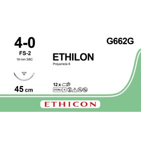 Ethicon Ethilon Prolene Non Absorbable Sutures | 4/0 19mm 45cm 662G