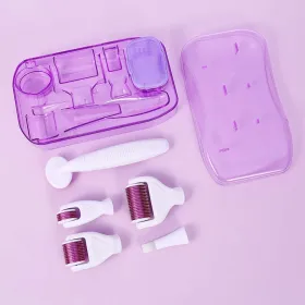 6 in 1 Derma Roller Titanium Kit Micro Needle - 6 in 1 Derma Roller Titanium Kit Micro Needle 0.5-2mm 