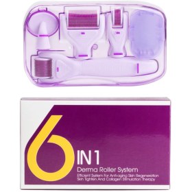 Σετ 6 σε 1 Derma Roller με βελόνες τιτανίου - Σετ 6 σε 1 Derma Roller με βελόνες τιτανίου