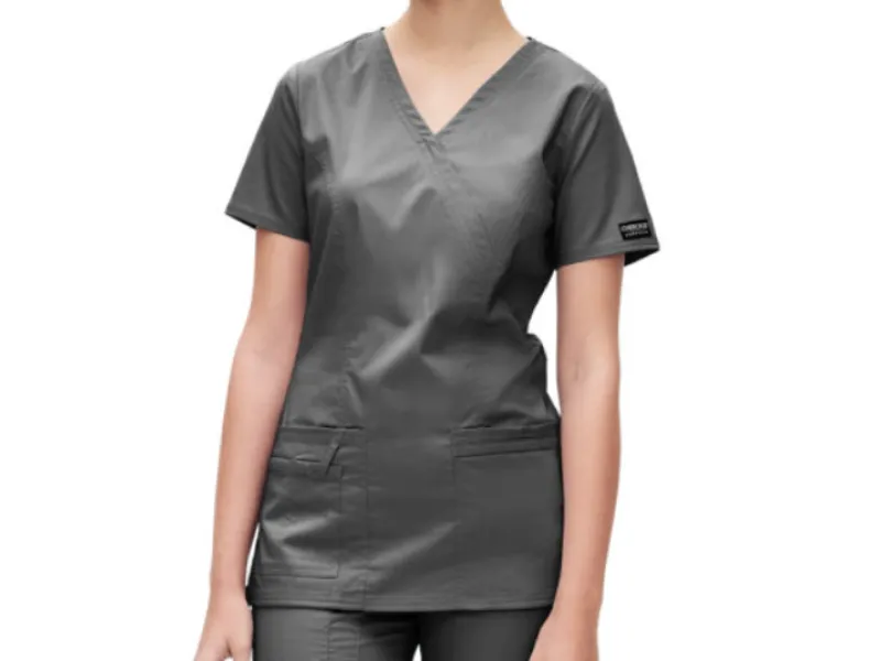 V-Neck Medical Shirt STRETCH PWTW 4728 Charcoal | M V-Neck Medical Shirt STRETCH PWTW 4728 Charcoal | M