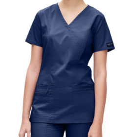 V-Neck Medical Shirt STRETCH NAVW 4728 Navy Blue