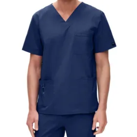 Unisex V-Neck Top 4725 NAVW Navy Blue | L