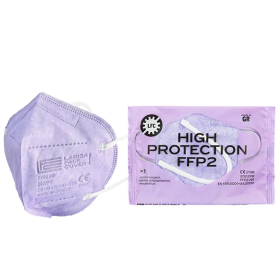Μάσκα προστασίας FFP2 (N95) 20 τεμάχια | Λιλά