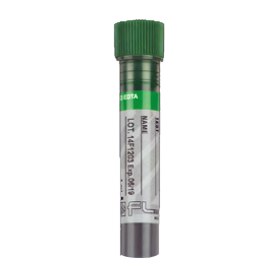 EDTA Blood Collection Tubes 1ml Green 50 pieces 