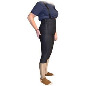 Under knee compression corset 0125 Black