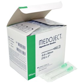 Disposable needles Chirana 100 pieces | 21G x 2 